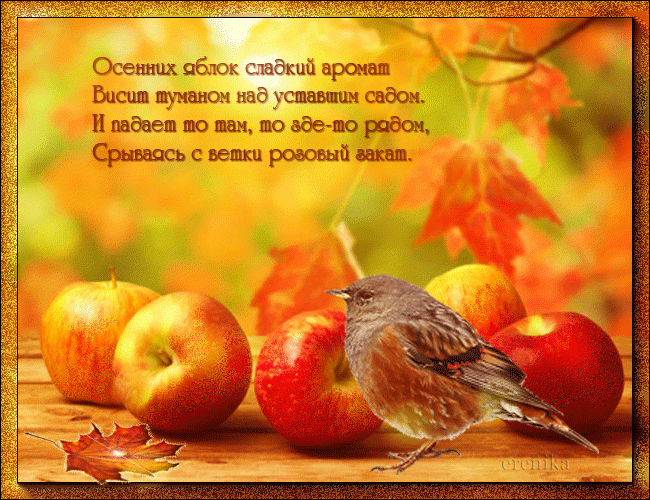 Запах яблок