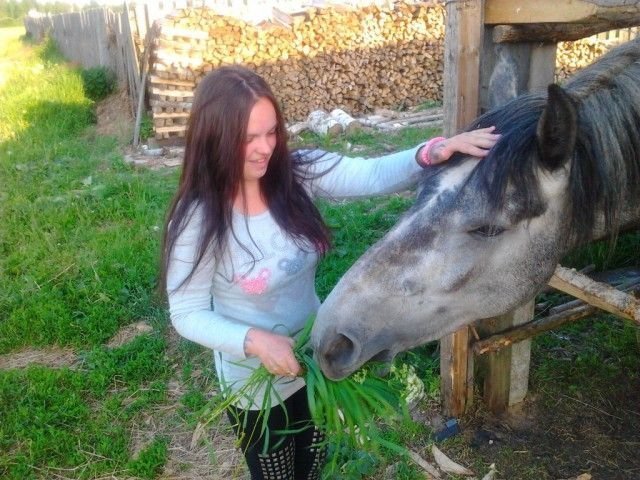 Летом в деревне