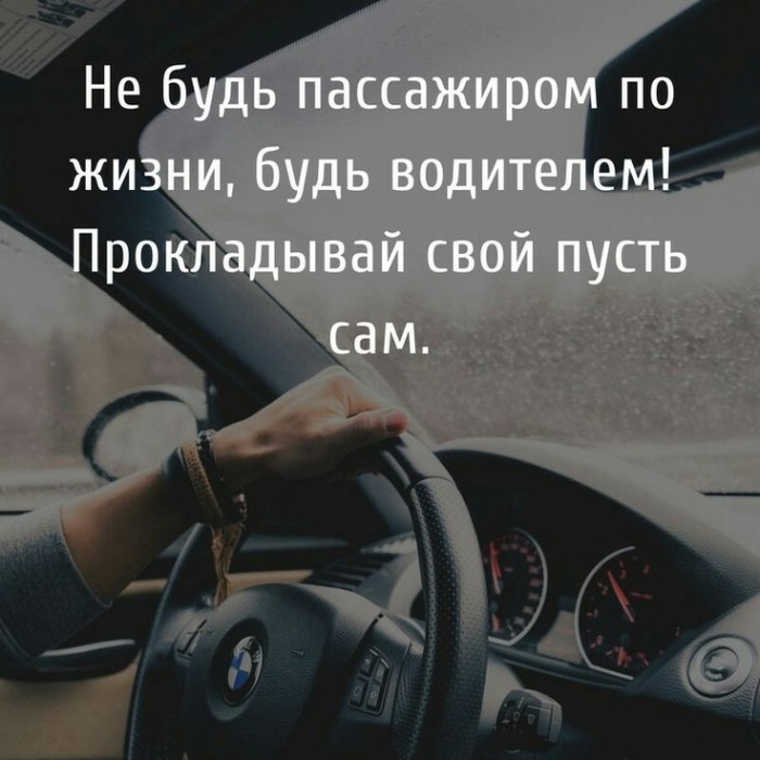 Ты сам себе шофёр