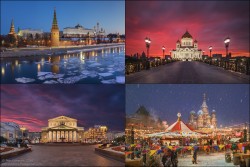 Рассвет над Москвой