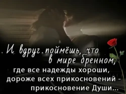 Соприкасаясь душами