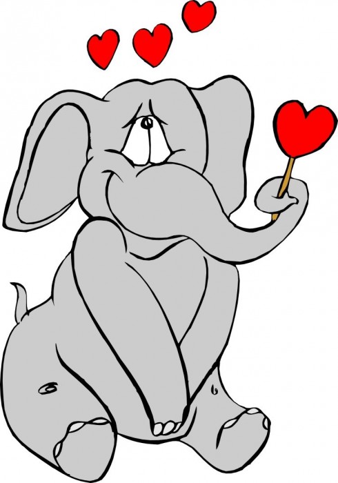 Влюблённый слон