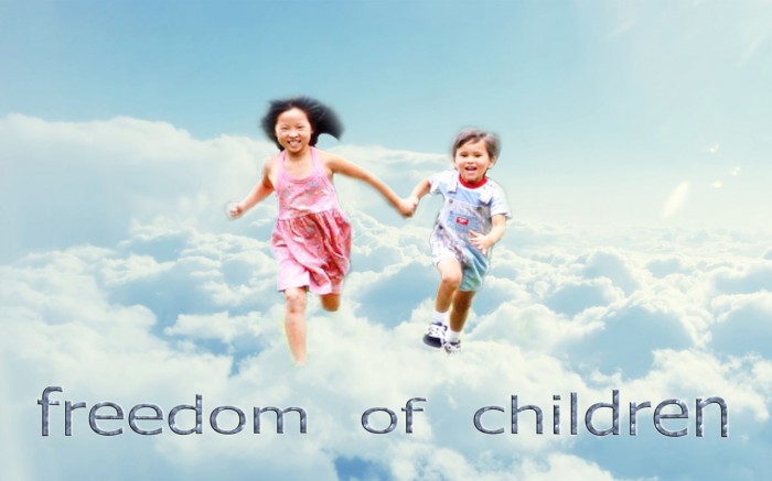Дети - это свобода будущего.