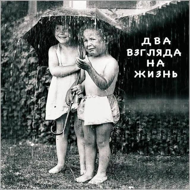 Два взгляда на жизнь.