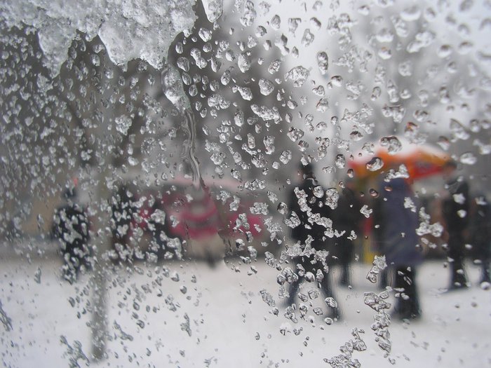 Дождь прервал поэзию зимы