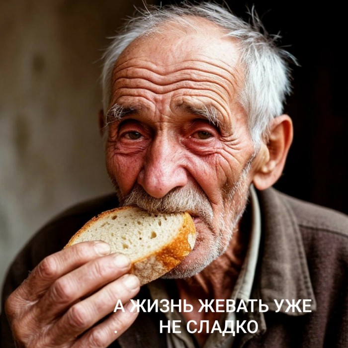 А жизнь уже жевать не сладко