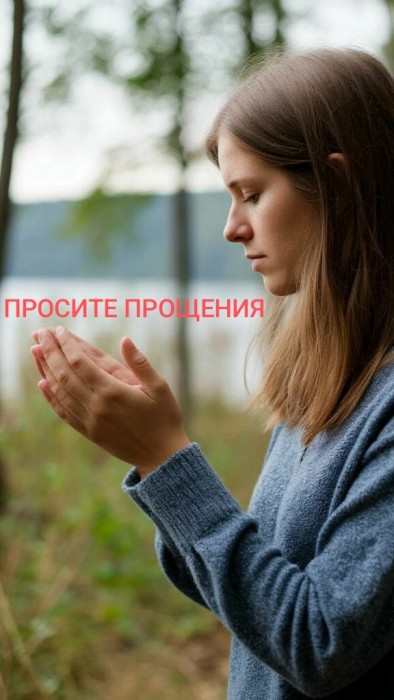 Просите прощения