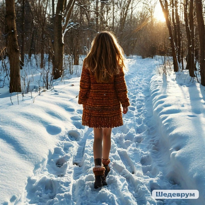 По улочке заснеженной