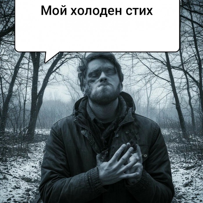 Мой холоден стих