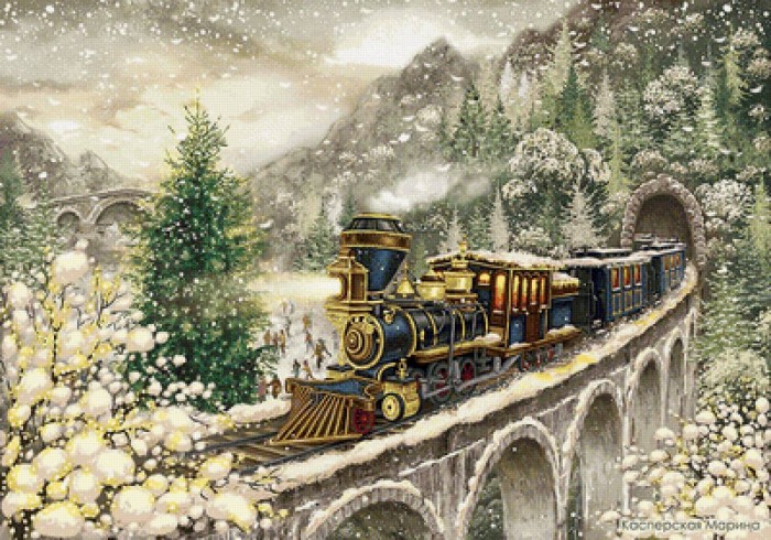 Поезд из зимних чудес