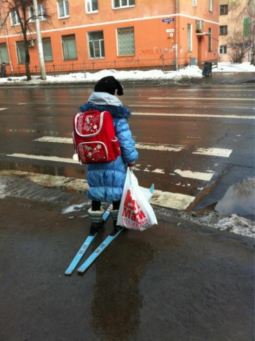 Где сугробы и метели?