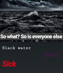 black water