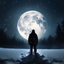 Мысли о луне и любви...