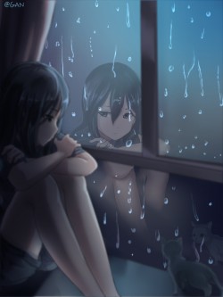 Стук дождя за окном...