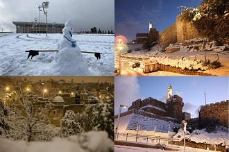 В Иерусалиме снова снег...