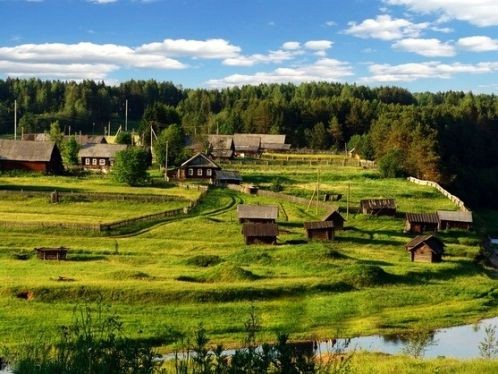 Деревня детства моего.
