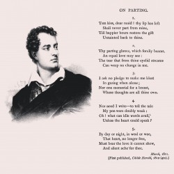 LXVIII. Lord Byron. On parting