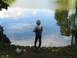 Озерко в парке Зеленоградска (Кранца)