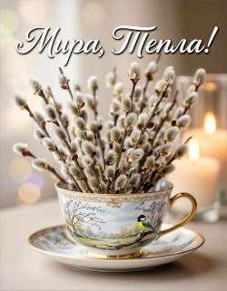 Принёс с собой апрель, денёчек тёплый