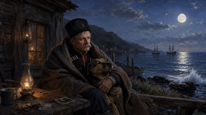 Казак и верный пёс