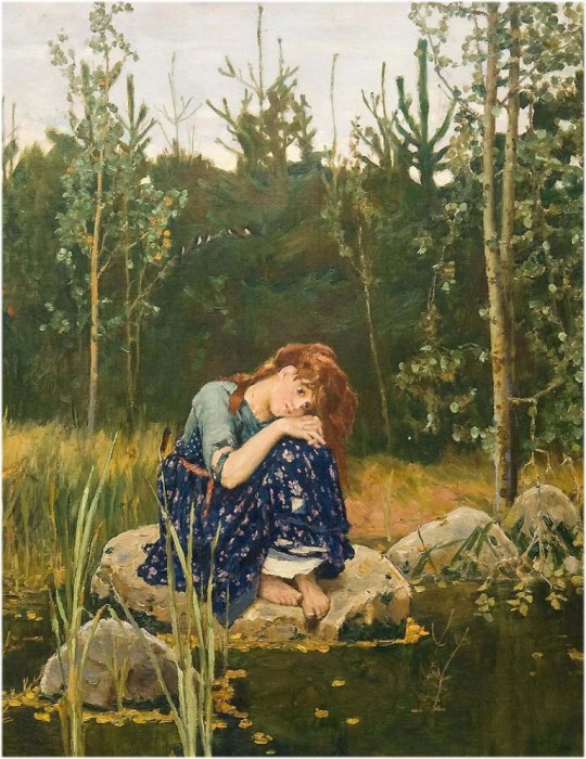 В моей осени.(Карт.В.М.Васнецов 1881г.)