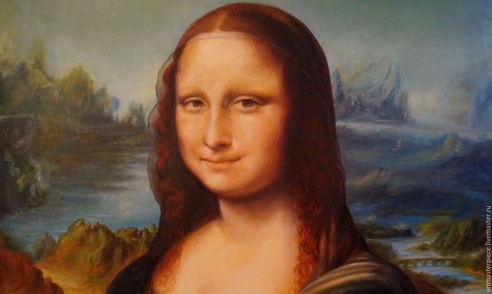 С портрета смотрит Мона Лиза