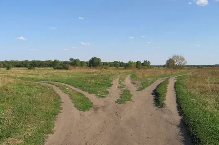 На перепутье, в чистом поле