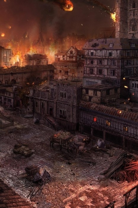 Город под огнём
