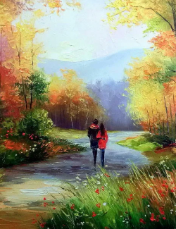Прогулка с любимой