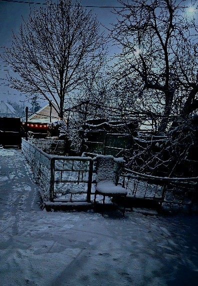 Снег в апреле