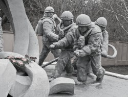 Чернобыльским пожарным