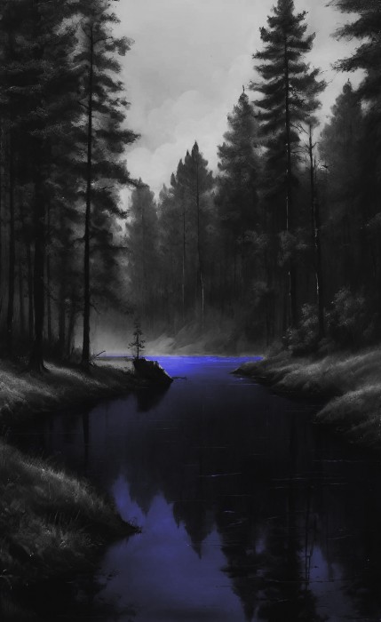 В лесу