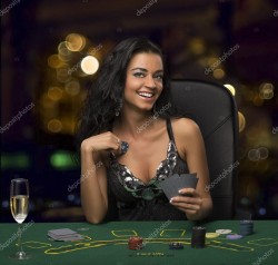 Она играла в казино
