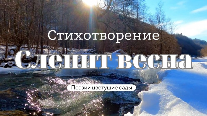 Слепит весна