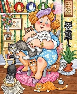 Когда с котами ты, то рай и в шалаше! /диалог/
