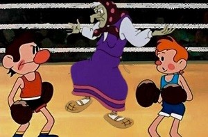 Вставит бабушка словцо...