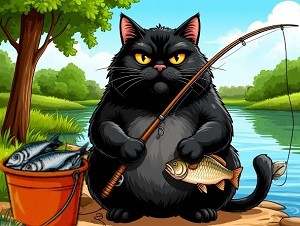 Чёрный весь в свою хозяйку! /микс/