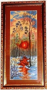 В разгаре март, но снег ещё лежит...