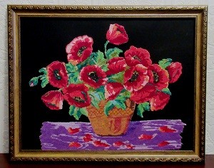 Маков красивый букет