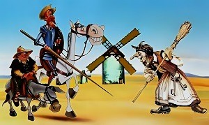 Пусть Дульсинея твоя очень пожилая...
