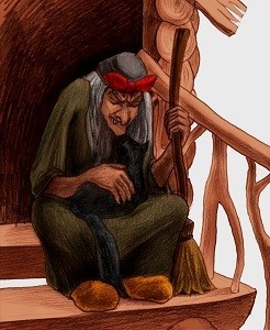 Из лопухов - да в речку...