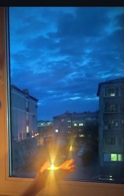 Спасибо тёплое дождю