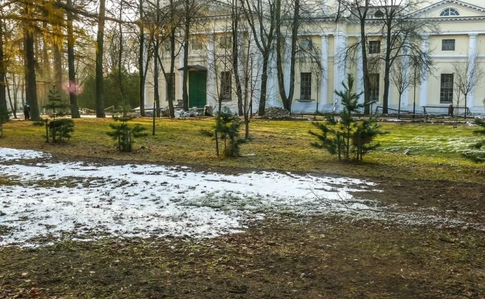 Загуляла зима.