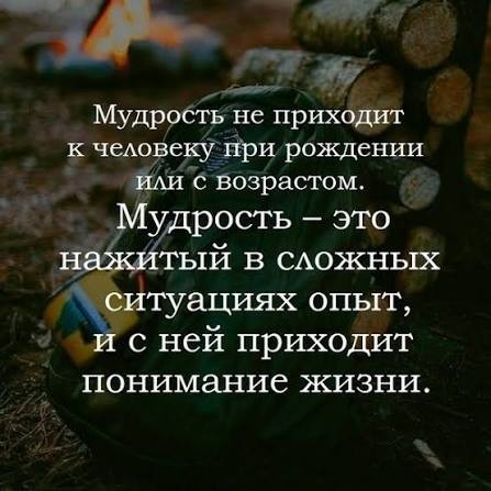 Мудрость...