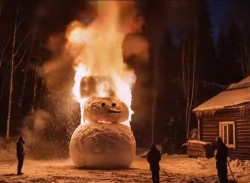 Снеговик огня