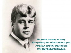 Люблю Есенина