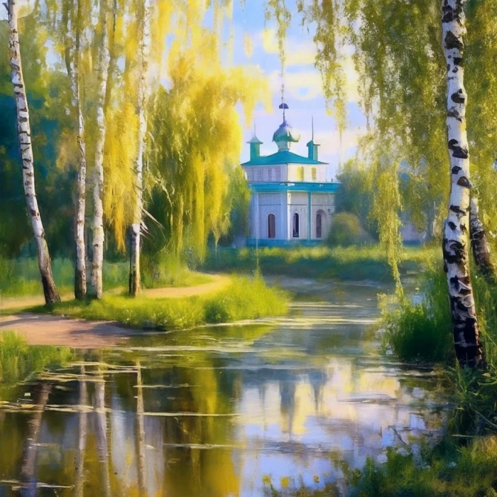 Вдали за быстрою рекой...