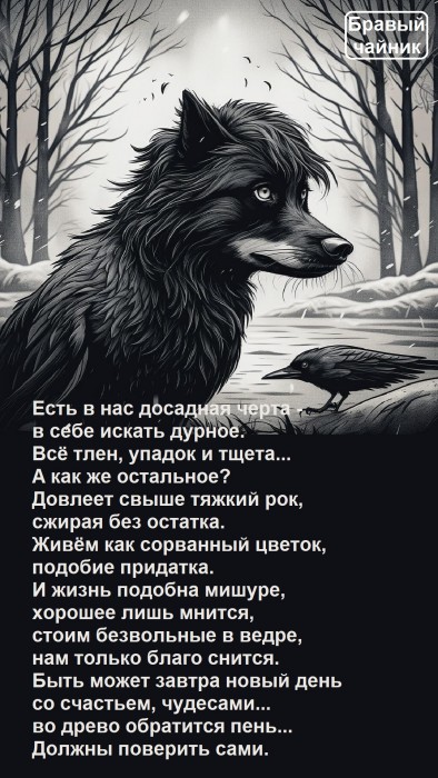 Есть в нас досадная черта...