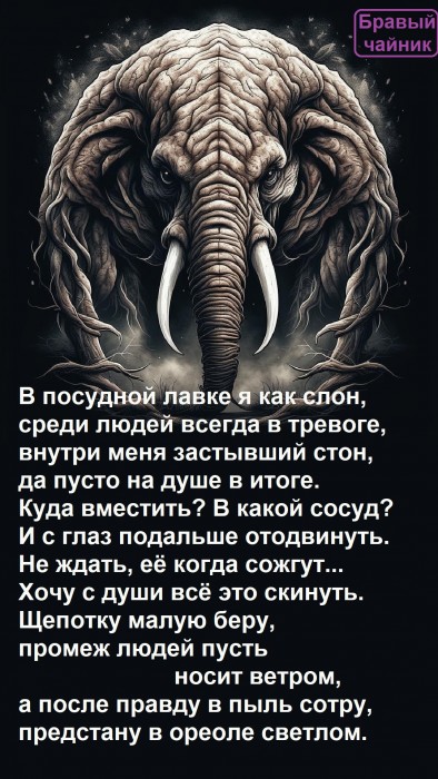 В посудной лавке я как слон...