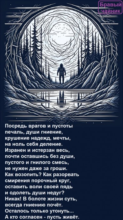 Посредь врагов и пустоты...